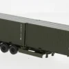 - Containerauflieger 3achs mit 2 x 20 ft. Container, Bundeswehr, 1:87, Herpa Military