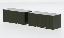 - Containerset 2x20ft, 1:87, Herpa Military