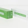- 2er Set: 40ft. Container, Evergreen, 1:87, Herpa