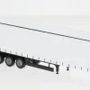 - Gardinenplanenauflieger 4achs, weiss, 1:87, Herpa