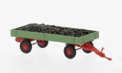 - Landwirtschaftlicher Anhänger, grün/rot, 1958, 1:87, Busch