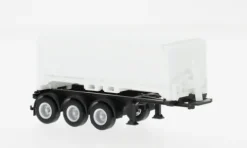 Abraumcontainerauflieger 3achs, weiss, 1:87, Herpa
