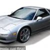 Acura NSX, silber, 1990, 1:64, IXO America