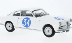 Alfa Romeo Giulietta Sprint Veloce, Targa Florio, 1960, #34, Emanuele/Aldebaran, 1:18, Kyosho
