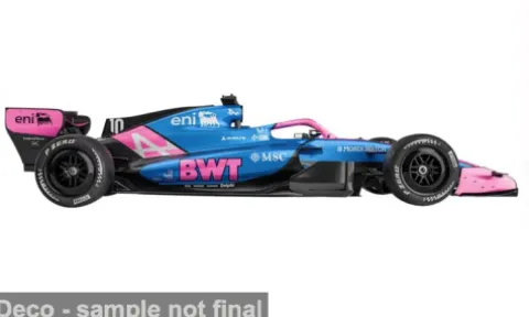 Alpine A526, Formel 1, 2026, #43, F.Colapinto, 1:64, Bburago