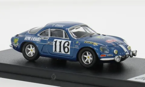Alpine A110, Rally Monte Carlo, 1971, #116, J.P.Rouget/J.Sarrus, 1:43, Trofeu