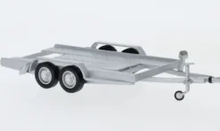 Anhänger Autotrailer, silber, 1:43, IXO