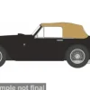 Aston Martin DB2 MKIII DHC, schwarz/braun, 1:76, Oxford