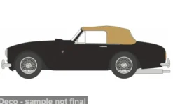 Aston Martin DB2 MKIII DHC, schwarz/braun, 1:76, Oxford