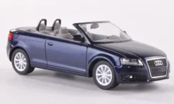 Audi A3 Cabriolet (8P), dunkelblau, 2008, 1:87, I-Herpa
