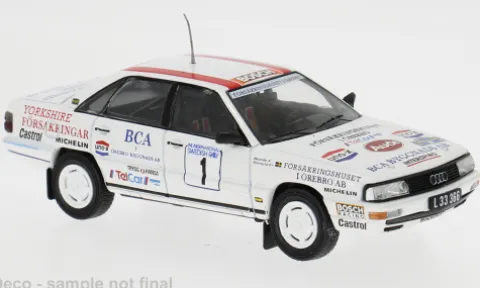Audi 200 (C3) Quattro, Rally Schweden, 1989, #1, S.Blomqvist/B.Melander, 1:43, IXO