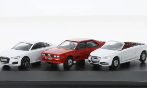 Audi 3er-Set: Quattro, TT und A3 Cabriolet, 1:76, Oxford