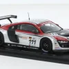 Audi R8 LMS, 24h Spa, 2009, Phoenix Racing, #111, H.Moser/M.Fässler, 1:43, Spark