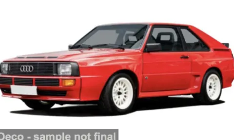 Audi Sport quattro, rot/schwarz, 1985, 1:24, Bburago