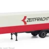 Auflieger Kofferauflieger, Zeitfracht, 1:87, Herpa / Modellbau Schwarz