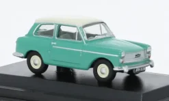 Austin A40 MkII, helltürkis/hellbeige, 1:76, Oxford