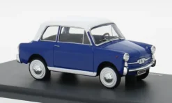 Autobianchi Bianchina Berlina Coupe, blau/weiss, 1962, 1:43, Schuco / Pro.R
