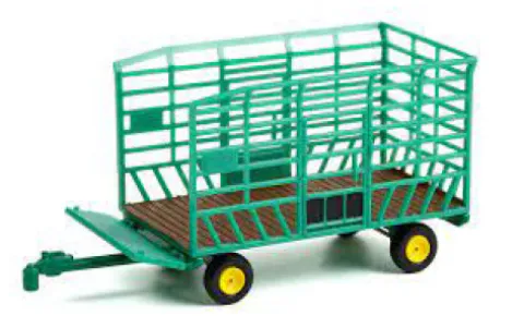 - Bale Throw Wagon, grün, 1:64, Greenlight