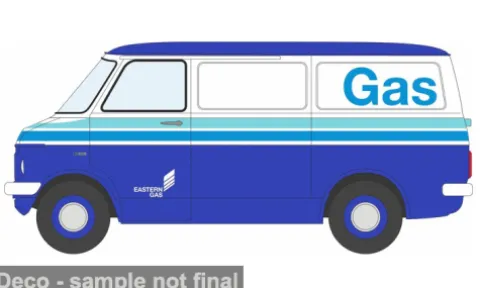 Bedford CF, Eastern Gas, 1:76, Oxford