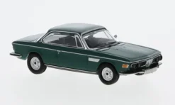 BMW 2800 CS (E9), dunkelgrün, 1968, 1:87, Minichamps