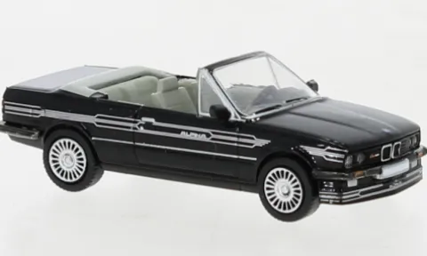 BMW Alpina C2 2,7 Cabriolet, schwarz/Dekor, 1986, 1:87, PCX87