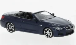 BMW M6 Cabriolet, blau, 2015, 1:87, Minichamps