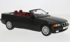 BMW 3er (E36) Cabriolet, schwarz, 1996, 1:18, MCG