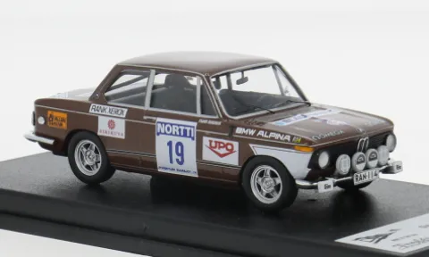 BMW 1602, 1000 Lakes Rally, 1974, #19, O.Villkas/P.Riikonen, 1:43, Trofeu
