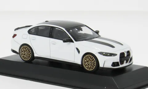 BMW M3 CS, weiss/schwarz, 2023, 1:43, Minichamps