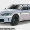 BMW M3 Touring, dunkelgrau, 2023, 1:43, Bburago