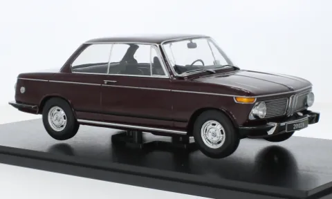 BMW 2002 ti, dunkelrot, 1971, 1:18, KK Scale