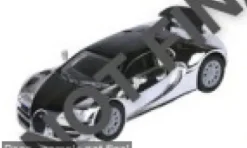 Bugatti Veyron 16.4, silber, 2005, 1:64, Majorette