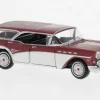Buick Century Caballero, dunkelrot/weiss, 1957, 1:87, Brekina