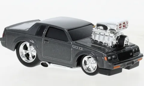 Buick GNX, dunkelgrau, 1987, 1:64, Maisto