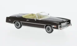 Cadillac Eldorado Convertible, dunkelbraun, 1976, 1:87, Brekina