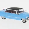 Cadillac Fleetwood, blau/schwarz, 1955, 1:87, Brekina