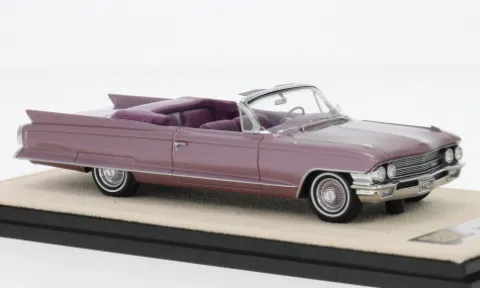 Cadillac Series 62 Cabriolet, violett, 1962, 1:43, Stamp Models