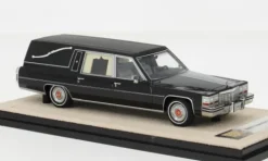 Cadillac Superior Hearse, schwarz, 1980, 1:43, Stamp Models