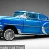 Chevrolet Bel Air Hardtop, blau, 1954, 1:18, Sun Star