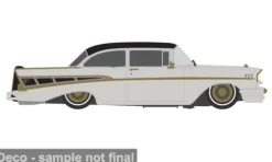 Chevrolet Bel Air - Lowrider, grau, 1957, 1:64, IXO America