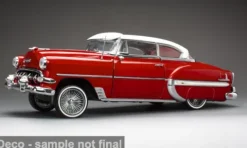 Chevrolet Bel Air, rot/weiss, 1954, 1:18, Sun Star