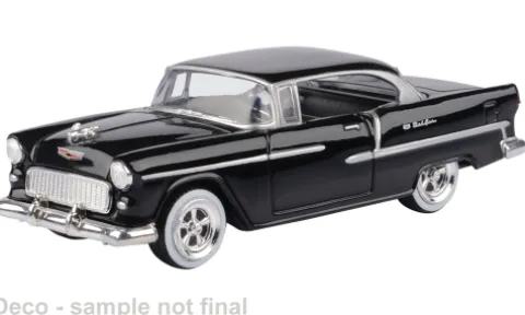 Chevrolet Bel Air, schwarz, 1955, 1:43, Motormax