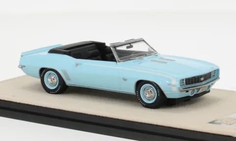 Chevrolet Camaro RS/SS, hellblau, 1969, 1:43, Stamp Models