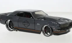 Chevrolet Camaro Z28, dunkelgrau, 1968, Harley-Davidson, 1:24, Maisto