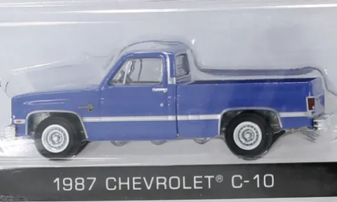 Chevrolet C-10, blau, 1987, 1:64, Greenlight