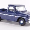 Chevrolet C10 Fleetside Pick Up, dunkelblau, 1966, 1:24, Motormax