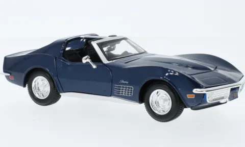 Chevrolet Corvette, blau, 1970, 1:24, Maisto