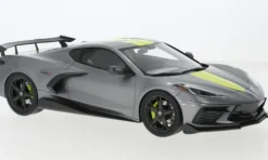Chevrolet Corvette C8 Stingray IMSA GTLM Championship Edition, grau/gelb, 1:18, Top Speed
