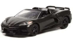 Chevrolet Corvette C8 Stingray, schwarz, 2021, 1:64, Greenlight