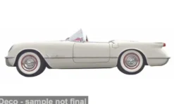 Chevrolet Corvette, weiss, 1955, 1:64, Maisto